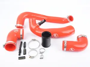 MINI R60 R61 High Flow Intake And Intercooler Hose Kit | Red