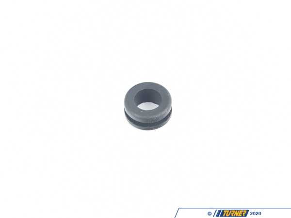 Bremmen Parts SBR Rubber Grommet For 9/16" Hole Diameter And 1/8" Material Thickness, 7/16" ID 9600K860