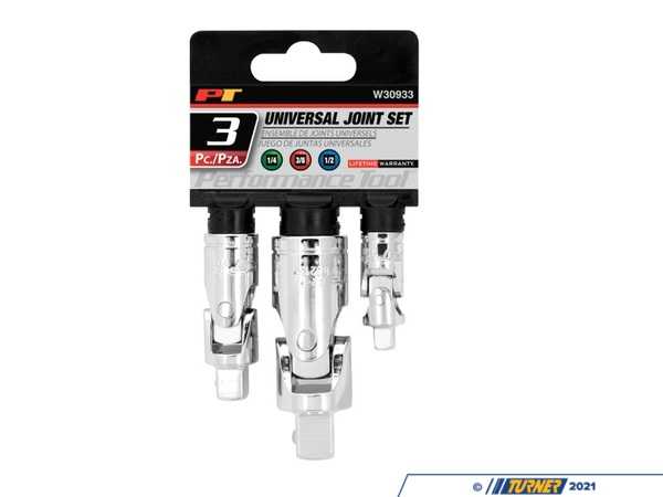 Performance Tool 3- Piece Universal Joint Set WLMW30933