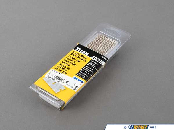 Titan Titan Single Edge #12 Razor Blades (100-Piece)
Titan Single Edge #12 Razor Blades (100-Piece) TTN11038