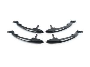 Door Handle Piano Black Front And Rear - Set 
