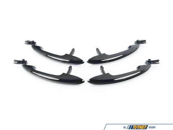 Genuine MINI Door Handle Piano Black Front And Rear - Set  51712457413KT