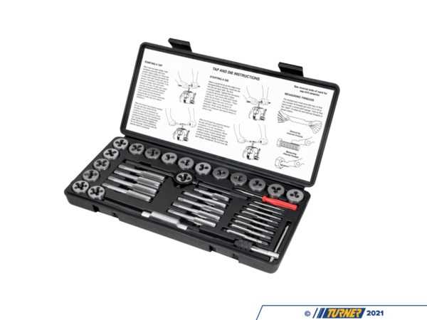 Performance Tool 40 Pc SAE Tap & Die Set W4001DB