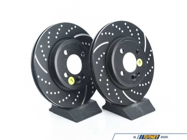 EBC R50/R52/R53 Front Brake Rotors EBC Slotted and Dimpled - Pair 10.86" (276x22) GD1007