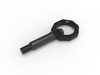 AFE AFe CONTROL Front Tow Hook - Black - BMW F22/23 F87 2 Series, F3X F8X 3 Series 450-502001-B View 3
