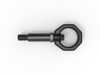 AFE AFe CONTROL Front Tow Hook - Black - BMW F22/23 F87 2 Series, F3X F8X 3 Series 450-502001-B View 6