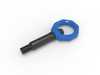AFE AFe CONTROL Front Tow Hook - Blue - BMW F22/23 F87 2 Series, F3X F8X 3 Series 450-502001-L View 3