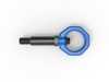 AFE AFe CONTROL Front Tow Hook - Blue - BMW F22/23 F87 2 Series, F3X F8X 3 Series 450-502001-L View 6