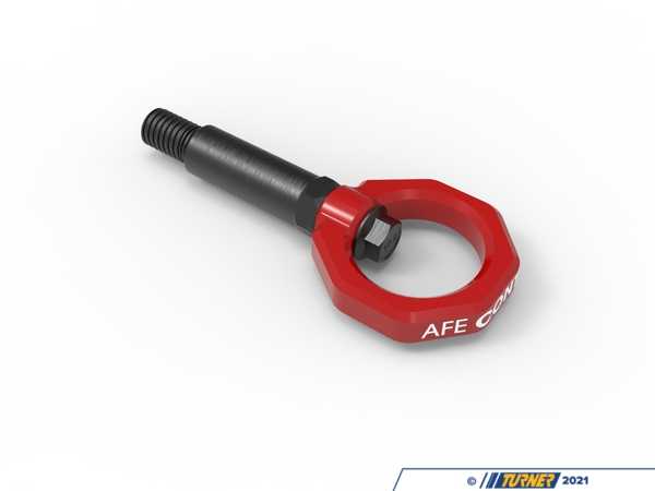 AFE AFe CONTROL Front Tow Hook - Red - BMW F22/23 F87 2 Series, F3X F8X 3 Series 450-502001-R