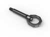AFE AFe CONTROL Rear Tow Hook - Gray - BMW F22/23 F87 2 Series, F3X F8X 3 Series 450-502002-G View 1