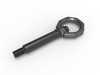 AFE AFe CONTROL Rear Tow Hook - Gray - BMW F22/23 F87 2 Series, F3X F8X 3 Series 450-502002-G View 3