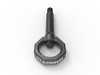 AFE AFe CONTROL Rear Tow Hook - Gray - BMW F22/23 F87 2 Series, F3X F8X 3 Series 450-502002-G View 5