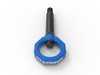 AFE AFe CONTROL Rear Tow Hook - Blue - BMW F22/23 F87 2 Series, F3X F8X 3 Series 450-502002-L View 5