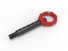 AFE AFe CONTROL Rear Tow Hook - Red - BMW F22/23 F87 2 Series, F3X F8X 3 Series 450-502002-R View 3