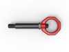 AFE AFe CONTROL Rear Tow Hook - Red - BMW F22/23 F87 2 Series, F3X F8X 3 Series 450-502002-R View 6