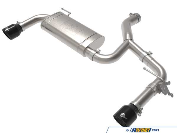 AFE AFe MACH Force-Xp Axle-Back Exhaust System - Black Exhaust Tips - BMW F48 X1 sDrive28i (RWD Only) 49-36349-B