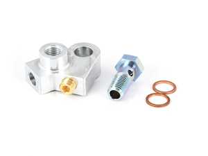 Oil Distribution/Sending Block Adapter - Allows For An Oil Pressure/temp