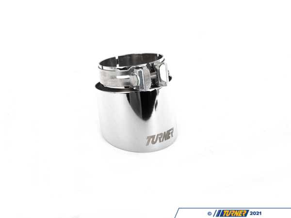 Turner Motorsport Turner 4" Universal Double Wall Exhaust Tip w/ Chrome Finish 025823TMS05-01