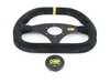 OMP OMP Kubic Racing Steering Wheel - Flat 310mm | Black suede OD/1985 View 2