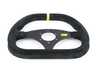 OMP OMP Kubic Racing Steering Wheel - Flat 310mm | Black suede OD/1985 View 5