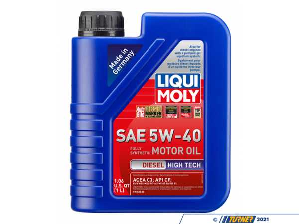 Liqui-Moly Diesel High Tech Engine Oil (5W-40) - 1 Liter 20006