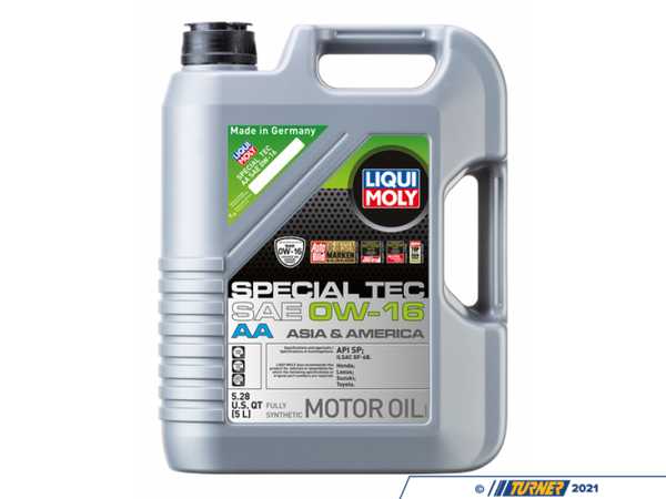 Liqui-Moly Special Tec AA Engine Oil (0w-16) - 5 Liters 20328