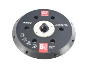 6" Vented Orbital Backing Plate (G9)