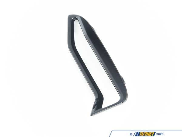 Genuine BMW TRIM ON GRILL, SIDE, LEFT 51118093301