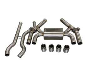 Active Autowerke Valved Axle-Back Exhaust - Brushed, Black, Or Carbon Tips - F87 M2 Competition