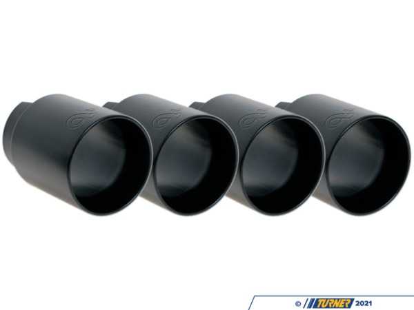 Active Autowerke Active Autowerke 90mm Slip on Exhaust Tips - Matte Black - F87 M2 11-043B