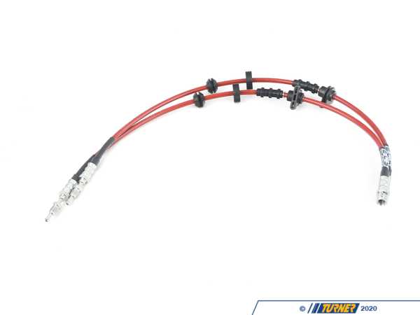ECS ECS Tuning Exact-Fit Stainless Steel Brake Lines - Front - F9x 008596LA01