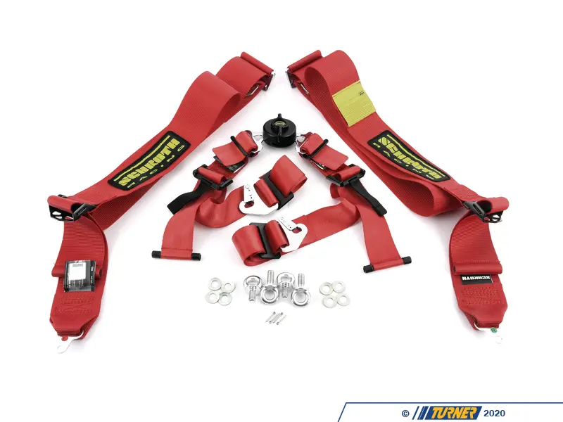SR-20201-N - Schroth Profi II ASM Racing Harness - Red - Left Side