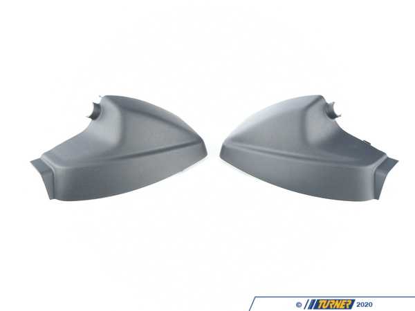 Genuine BMW Genuine BMW Set Of Covers Mirror Baseplate Schwarz - 51169144436 51169144436