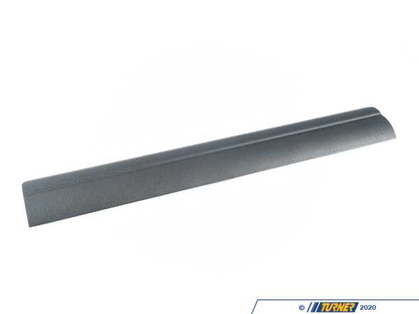 Genuine BMW Genuine BMW Cover Plate, Entry Sill, Inner Front - Schwarz - F34 - 51477312305 51477312305