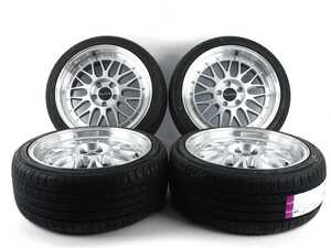 18" Alzor Style 881 "Ready-To-Roll" OEM+ Fitment Square Wheel & Tire Package - F3x Late Model
