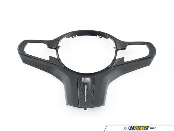 Genuine BMW M Performance Genuine BMW M Performance Alcantara & Carbon Steering Wheel Cover - F90 G30 G32 G12 G01 G02 (w/ Heated Steering Wheel) 32302457717