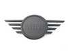 Genuine MINI Trunk Emblem Piano Black Matte Center "Black Line" - Newer Design F60 51149880865 View 1