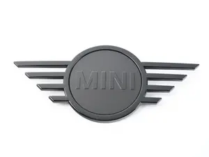 Trunk Emblem Piano Black Matte Center 