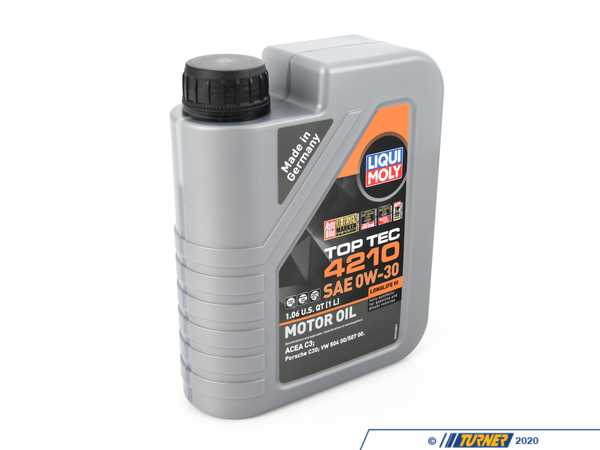 Liqui-Moly 1 Liter Top Tec 4210 Synthetic Engine Oil (0w-30) 22156