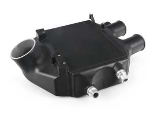 Garrett Powermax Performance Top Mount Intercooler - Black Powdercoat Finish - BMW F87 M2 Comp, F8X M3 M4 S55 3.0L