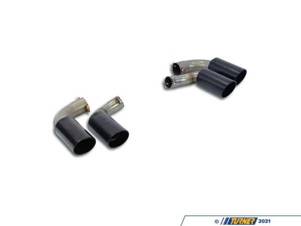 Supersprint Endpipe Kit Right 120x80 - Left 120x80 "Gun Metal Grey" 249237