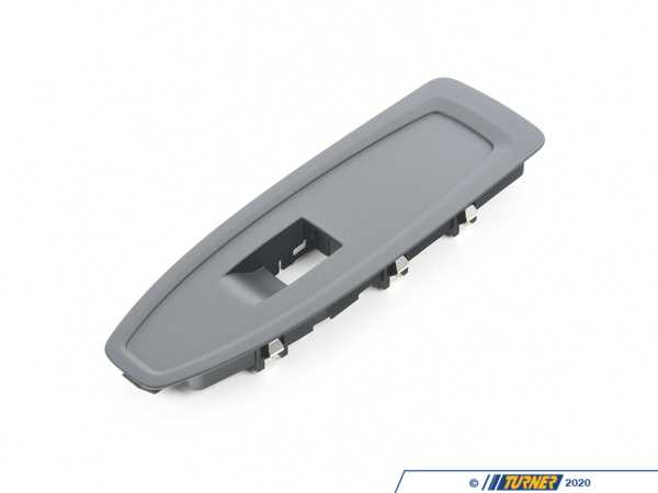 Genuine BMW Genuine BMW Trim, Switch, Pwr Wdow, Fr. - 51417318451 - Schwarz 51417318451
