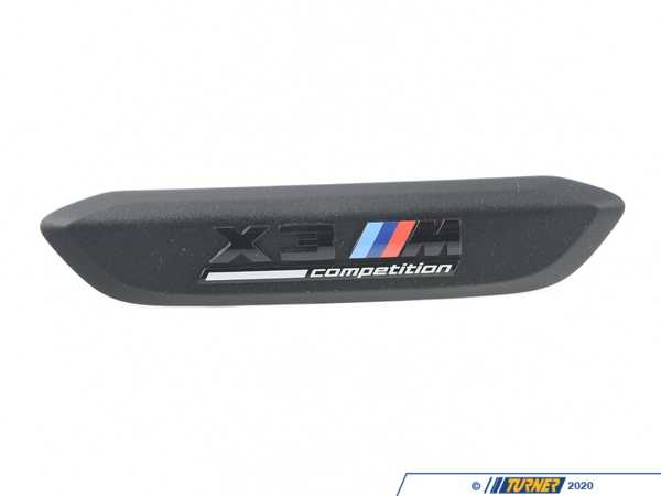 Genuine BMW COVER PANEL FOR INSCRIPTION 51168077651