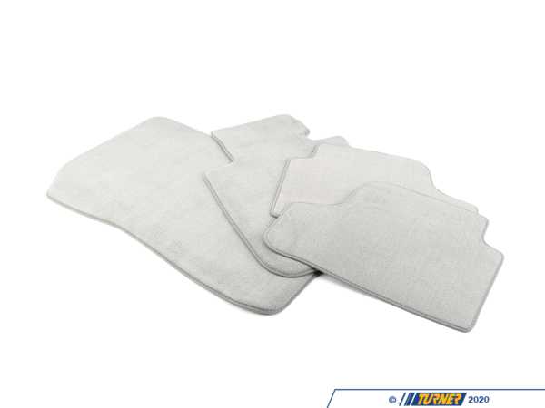 Genuine BMW Genuine BMW Set Of Floor Mats Velours Gray - E93 51477316614