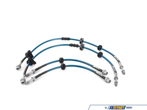 Turner Motorsport Turner Stainless Steel Brake Lines - Complete Kit - F9x 008606LA09