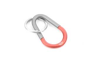 MINI Keyring Color Block - Gray/Coral