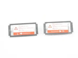 Race German LED License Plate Light set
