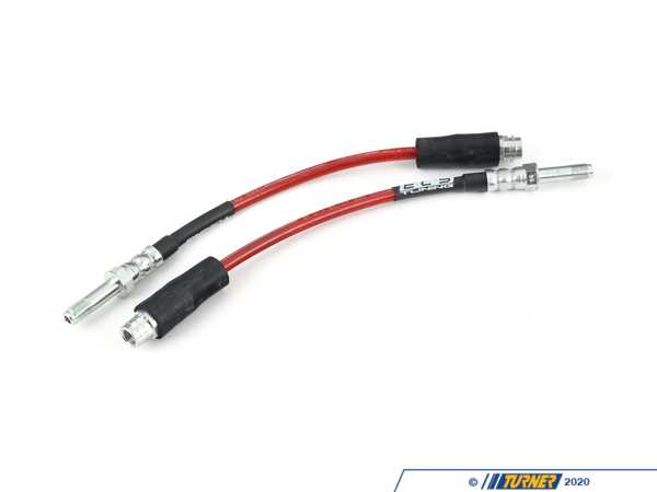 ECS ECS Tuning Exact-Fit Stainless Steel Brake Lines - Rear - G80
 008604LA02