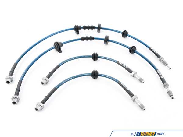 Turner Motorsport Turner Stainless Steel Brake Lines - Complete Kit - G80/G82/G83 008614LA09AKT