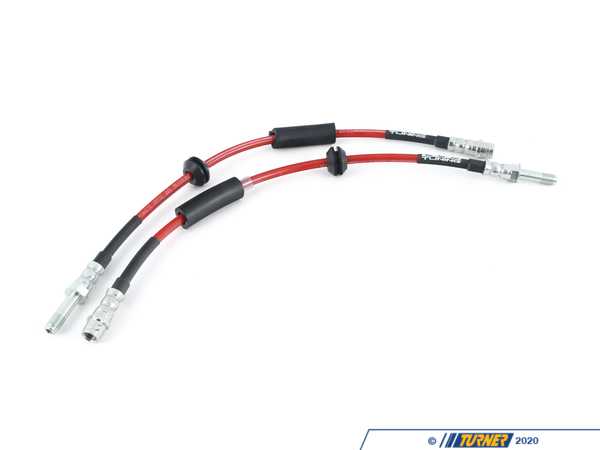 ECS Rear Exact-Fit Stainless Steel Brake Lines 017562LA02